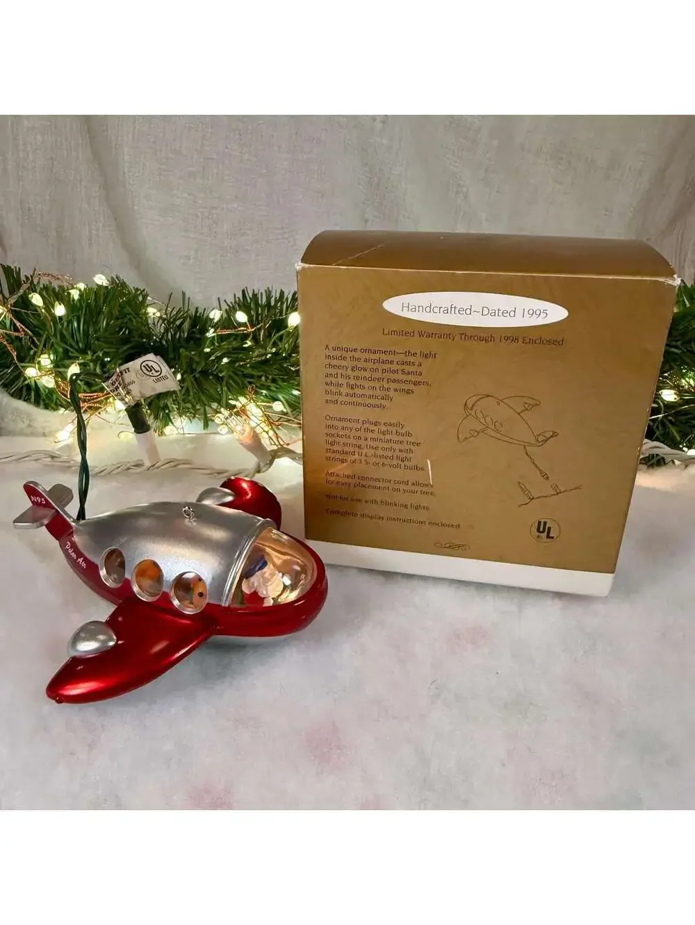 Headin’ Home Blinking Light Magic Hallmark Keepsake Ornament - 1995